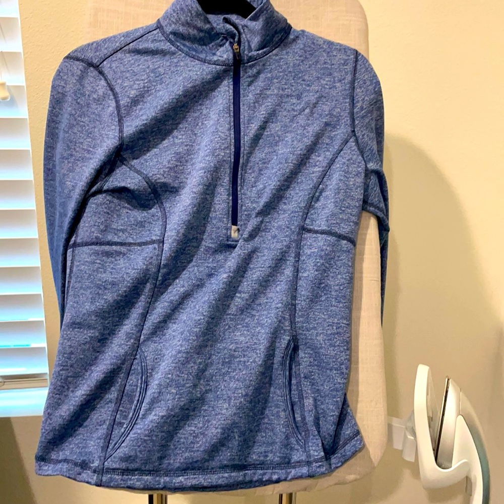 Pullover half zip shirt